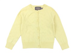 Creamie cardigan pointelle flan